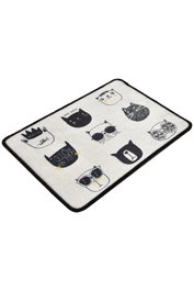 Mijölnir Cutie Alfombrilla de Baño 40 x 60 cm, 100% Poliéster, Antideslizante, Antialérgica, Suave y Afelpada para un Máximo Confort y un Baño Impecable